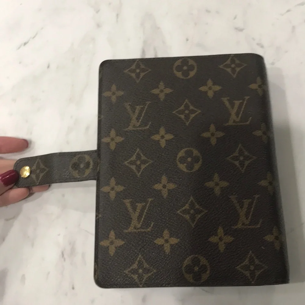 Louis Vuitton Brown and Gold Planner
